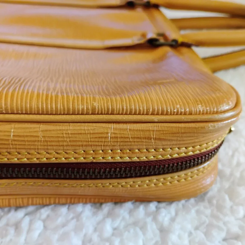 Louis Vuitton Epi Leather Porte Documents Travel Briefcase Men Women